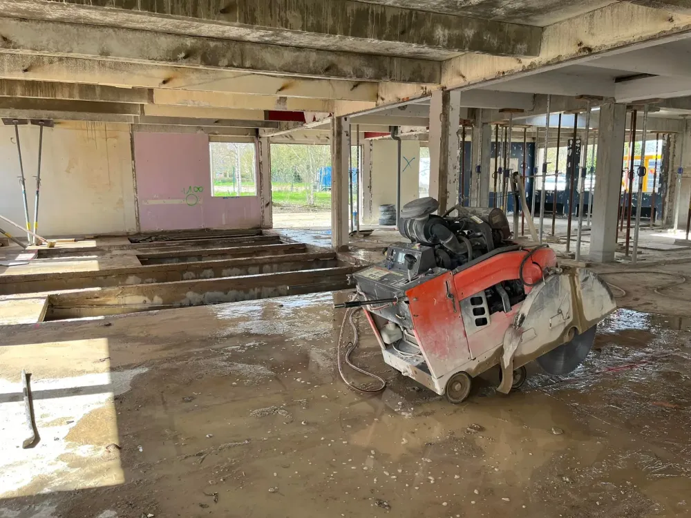 prestation sol sciage